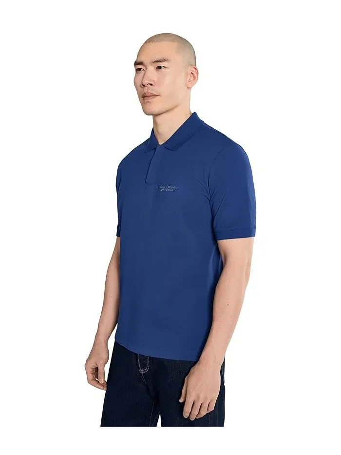 Повседневная рубашка-поло Cotton Piquet Regular Armani Exchange — 3