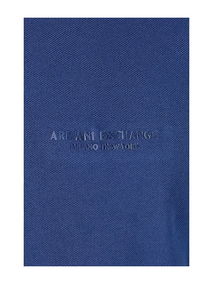 Повседневная рубашка-поло Cotton Piquet Regular Armani Exchange — 5