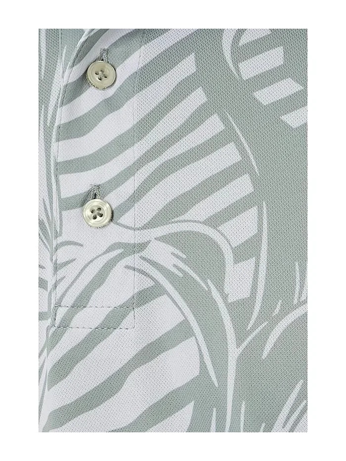Пиксельная рубашка-поло The Silver Leaf Chubbies — 5