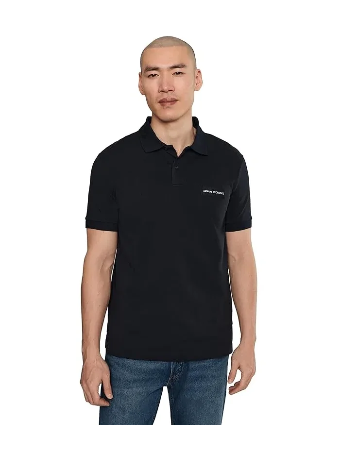 Поло Armani Exchange White Edition Slim — 1