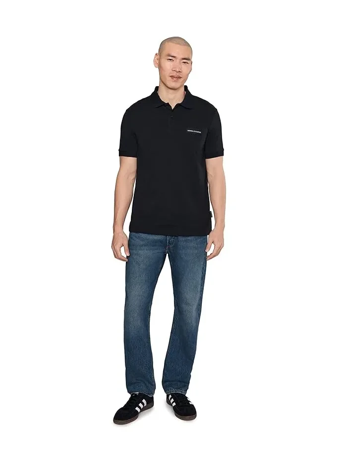 Поло Armani Exchange White Edition Slim — 2