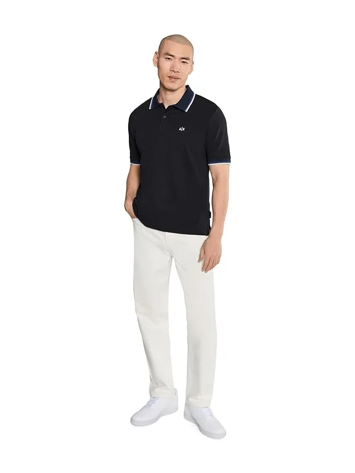 Поло Armani Exchange Cotton Piquet Logo — 2