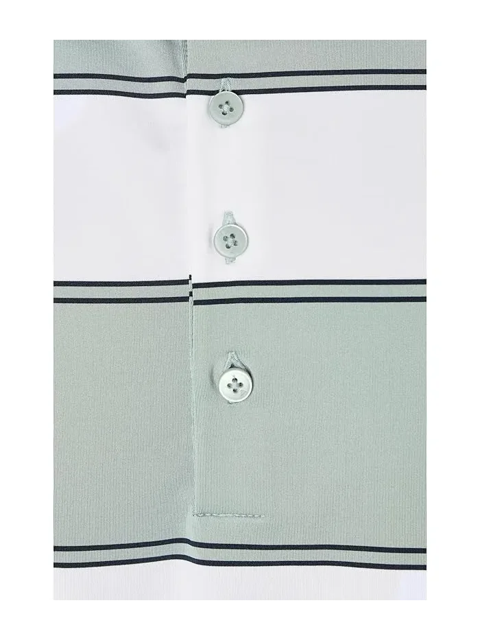 Футболка поло с полосками Ultimate365+ Jumbo Stripe CLIMACOOL Adidas Golf — 5