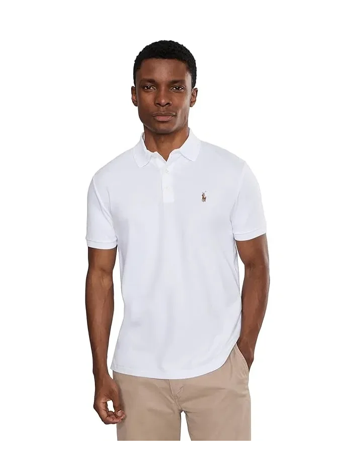 Поло Custom Slim Fit Soft Cotton Polo Ralph Lauren — 1