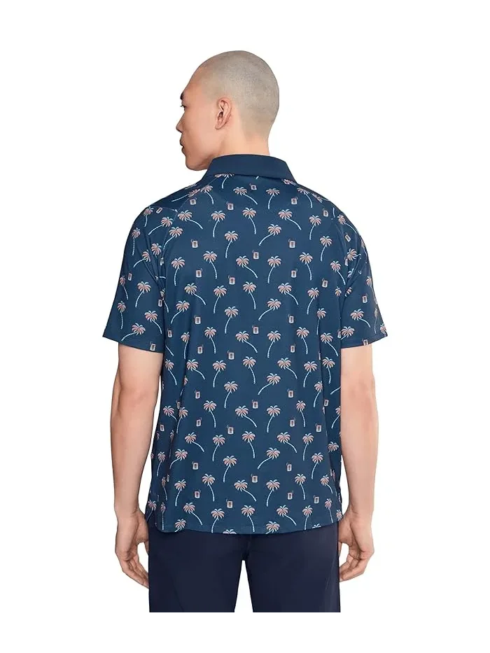Футболка поло Ombre Tropical Print Callaway, Peacoat — 4