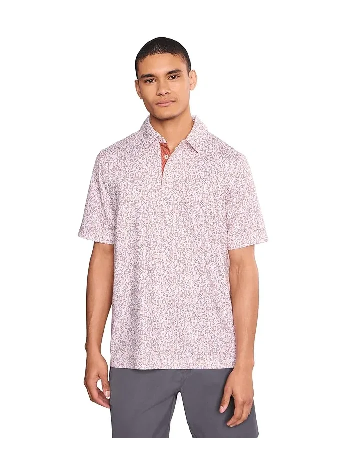 Мужское поло с принтом Game Day Multi-sport Print Johnston & Murphy — 1
