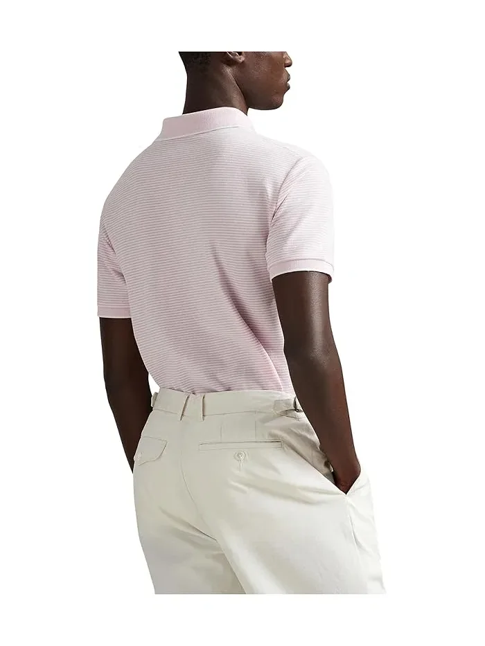 Поло Custom Slim Striped Stretch Mesh Polo Ralph Lauren — 3