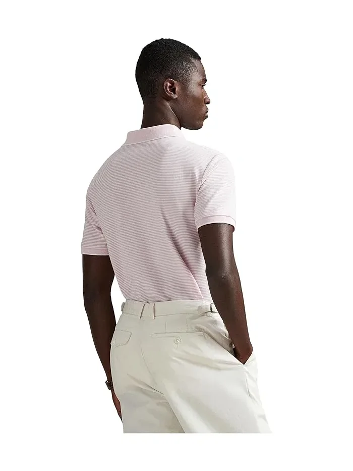 Поло Custom Slim Striped Stretch Mesh Polo Ralph Lauren — 5