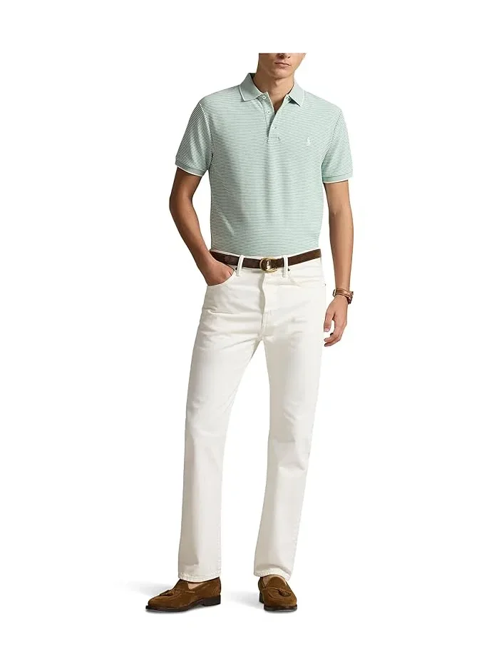 Поло Custom Slim Striped Stretch Mesh Polo Ralph Lauren — 2