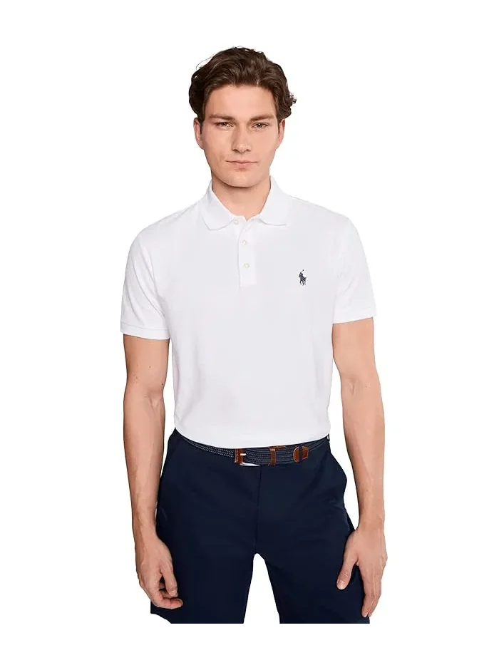 Футболка поло Slim Fit Honeycomb-Mesh Polo Ralph Lauren — 1