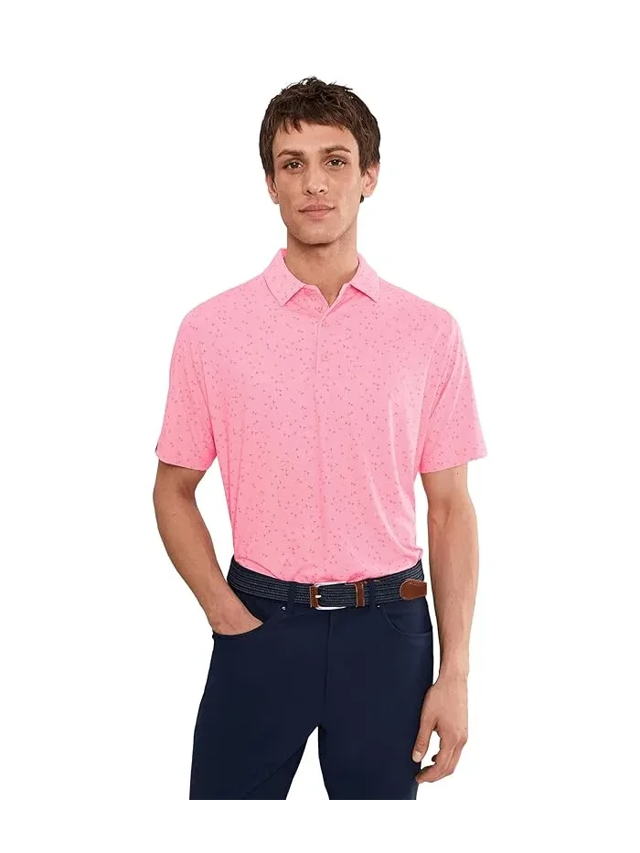 Поло Callaway Chev Gingham Printed, Dianthus — 1