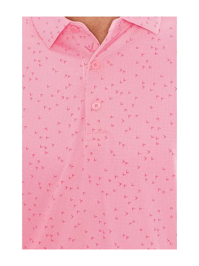 Поло Callaway Chev Gingham Printed, Dianthus — 5
