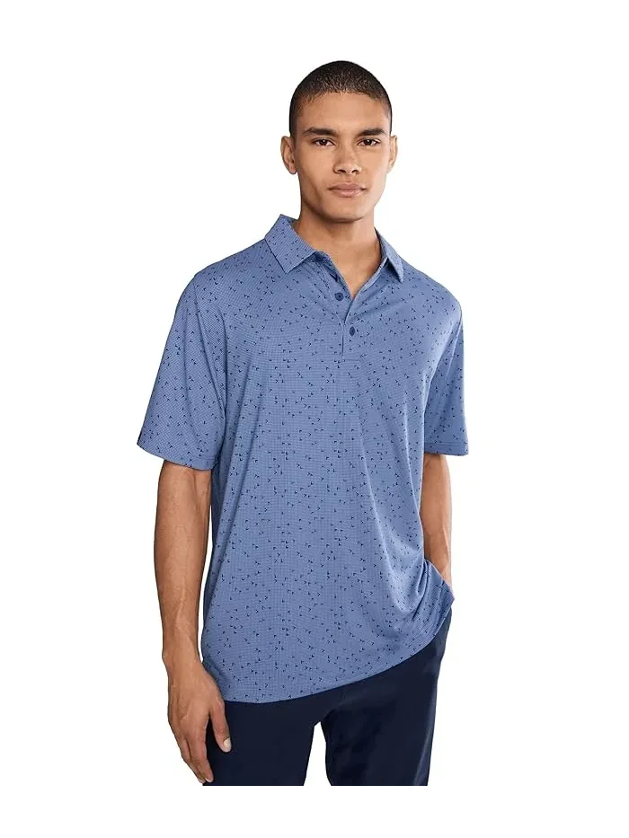 Поло Callaway Chev Gingham Printed, Peacoat — 1