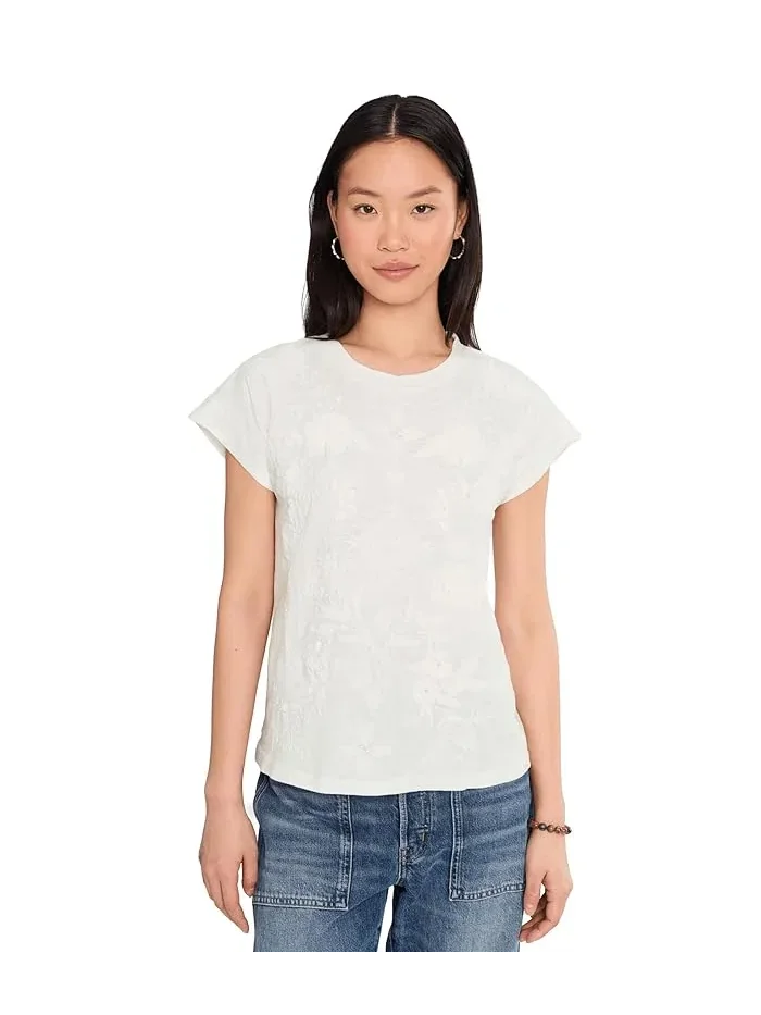 Футболка с вышивкой Cassidy Tee Karyn Seo — белый