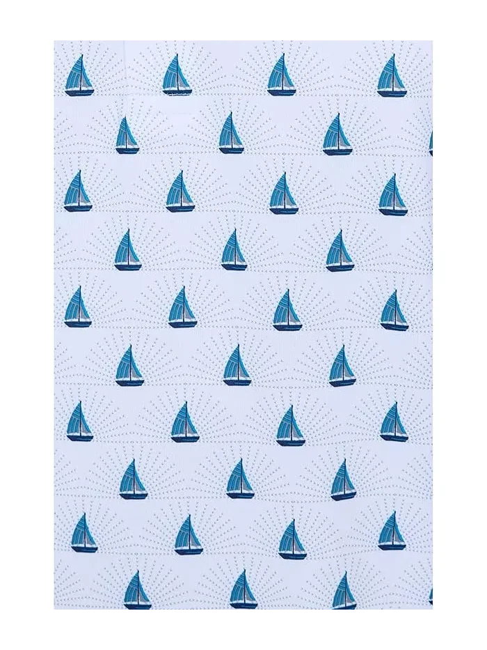 Повседневное поло Sailboat Sunset Geo Print Callaway — 5