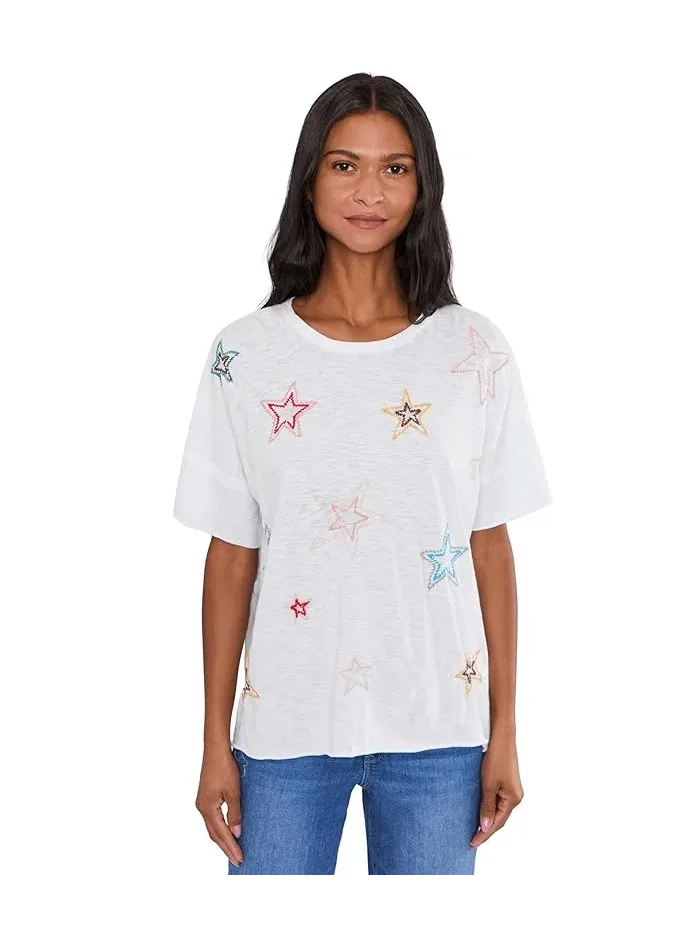 Футболка с хлопком Juniper Tee Karyn Seo — белый