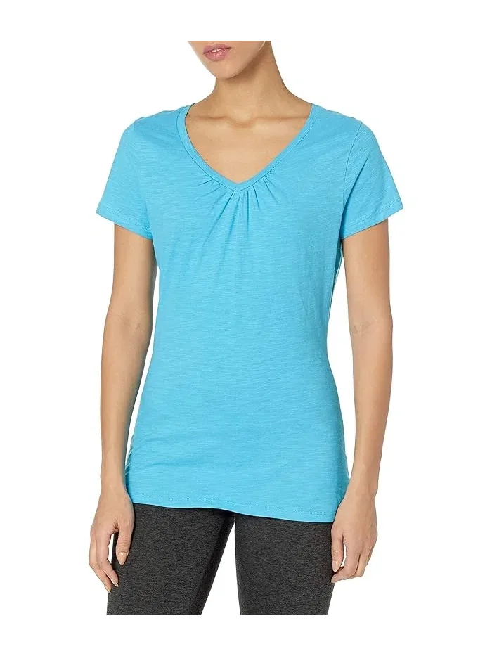 Футболка с V-образным вырезом фактурная Hanes — 1