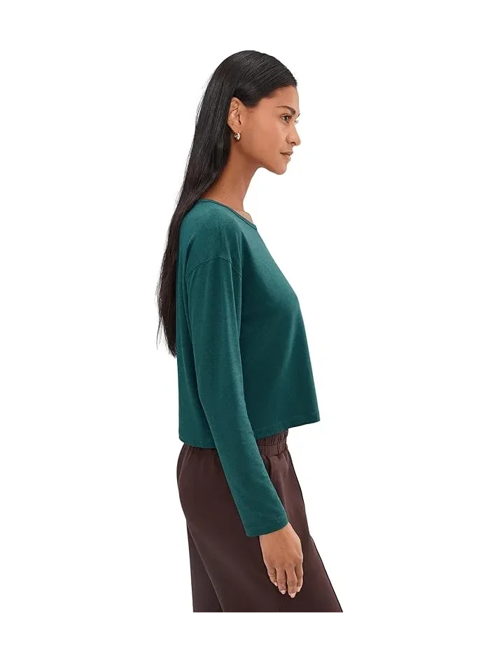 Футболка с длинным рукавом Celestia TravisMathew, Heather Dark Sea — 3