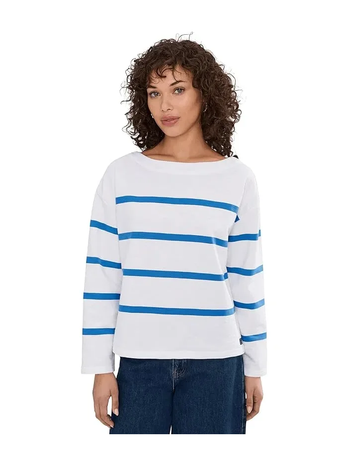 Футболка с полосками Peaks Island Relaxed Boatneck L.L.Bean — 1
