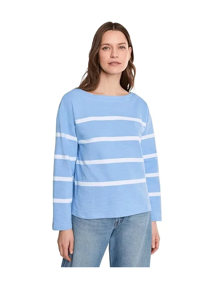 Футболка с полосками Peaks Island Relaxed Boatneck L.L.Bean — 1
