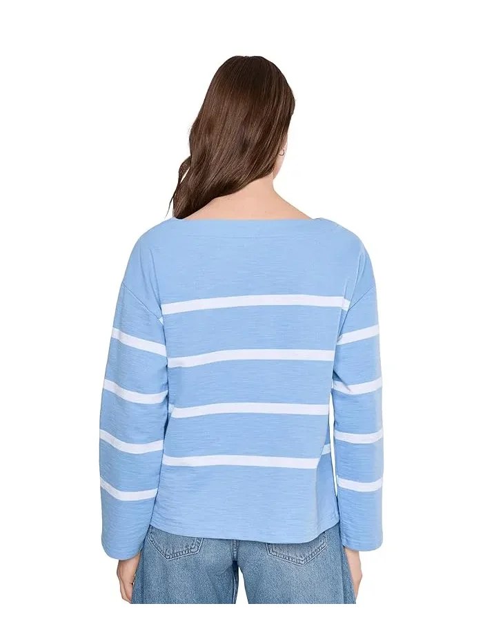 Футболка с полосками Peaks Island Relaxed Boatneck L.L.Bean — 4