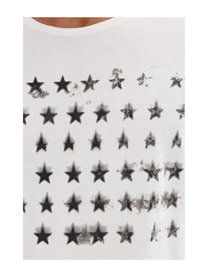 Футболка с принтом John Varvatos Stars Graphic T-Shirt KG7337S26 — 5