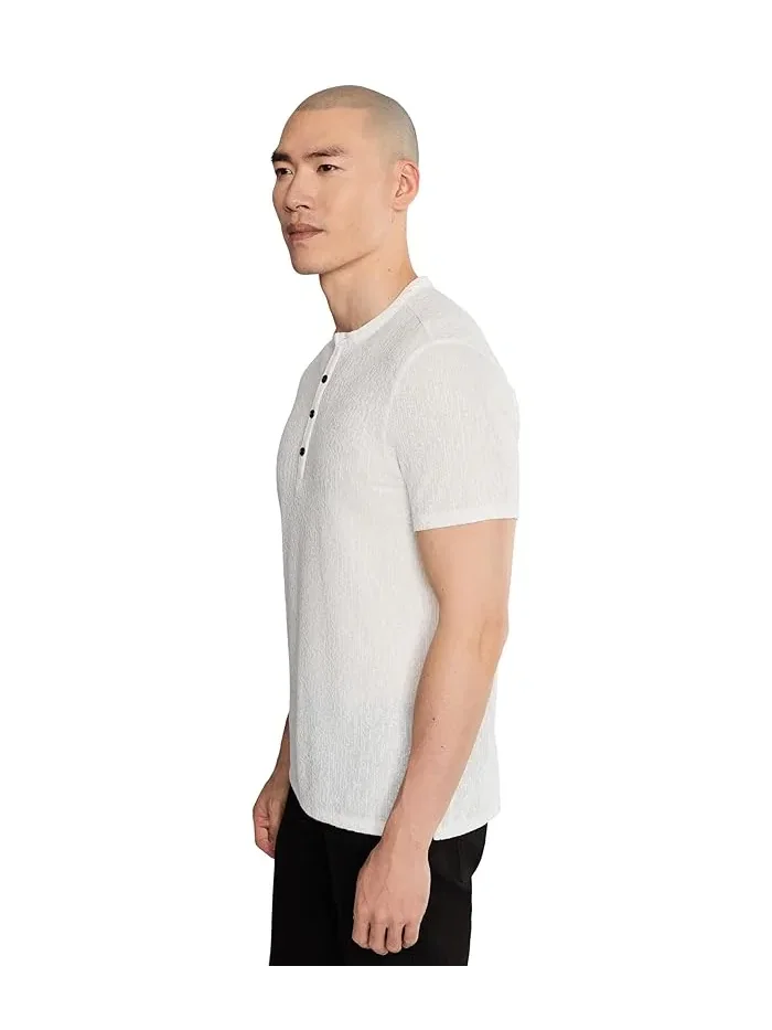 Футболка с поло хенли Egon Henley K7263S26 John Varvatos — 3