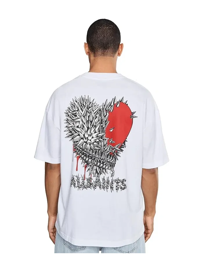 Футболка с принтом Chaste AllSaints — 4