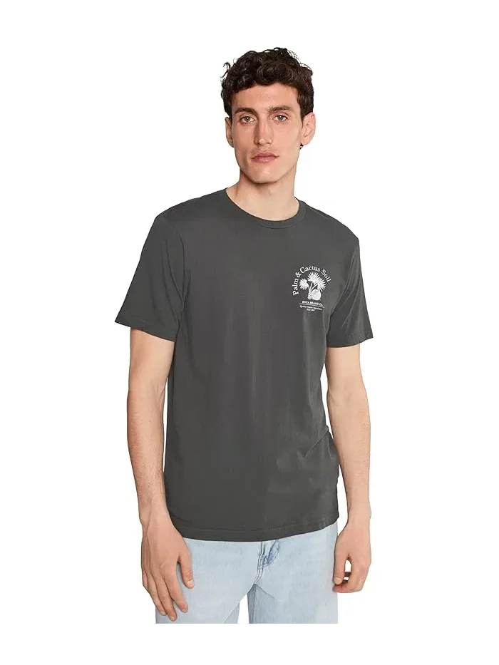 Футболка с принтом Soil Co Short Sleeve RVCA — черный