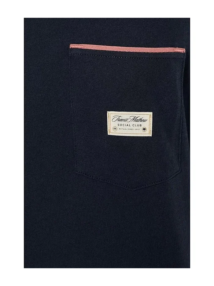 Футболка с нагрудным карманом Social Club Tee TravisMathew — 5