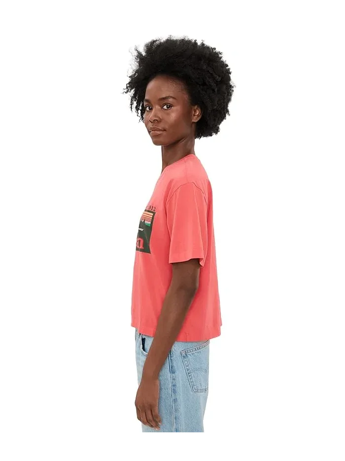 Футболка с принтом Sunday Sunwashed Crew Tee L.L.Bean, Pomegranate Outdoor Tradition — 3
