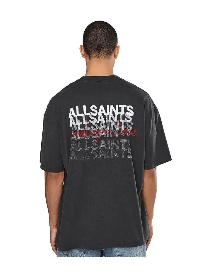Футболка с графикой Graphene Short Sleeve Crew AllSaints — 4
