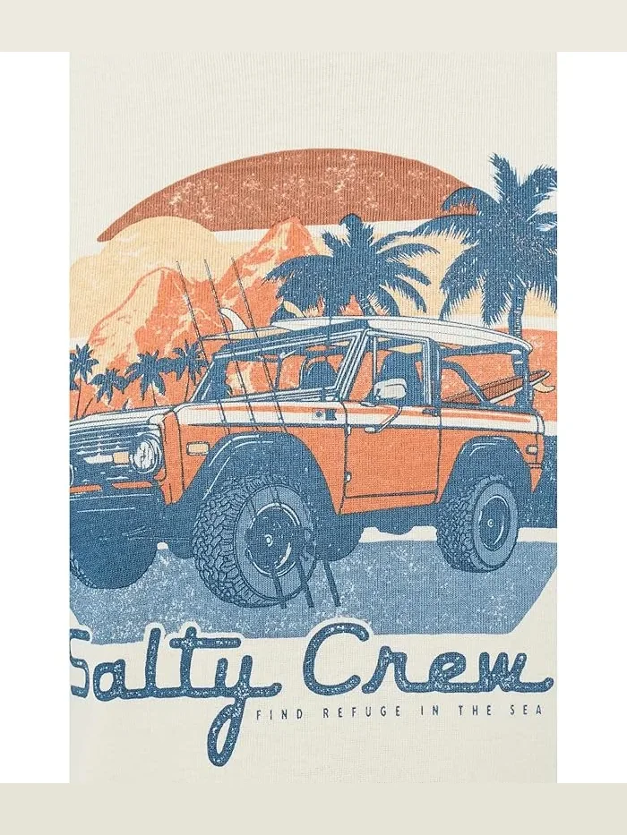 Футболка реглан с принтом Drive To The Sea Salty Crew — 5