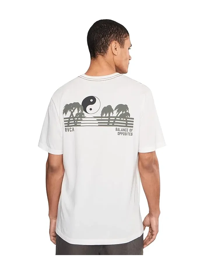 Футболка с принтом Balance Horizon Short Sleeve RVCA — 4
