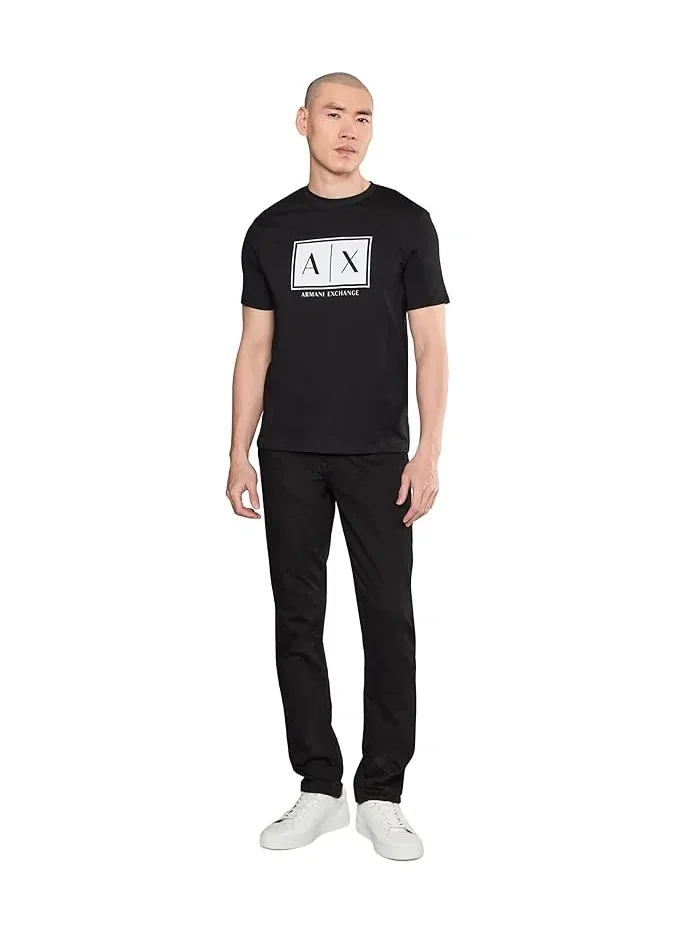 Футболка с логотипом Box Logo Armani Exchange — 2