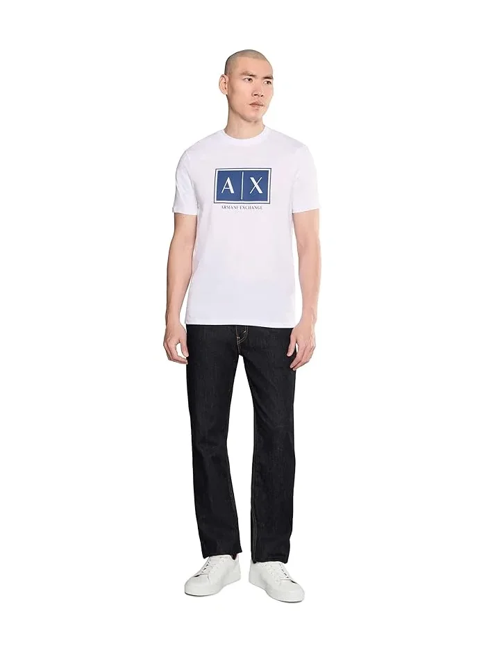 Футболка с логотипом Box Logo Armani Exchange — 2