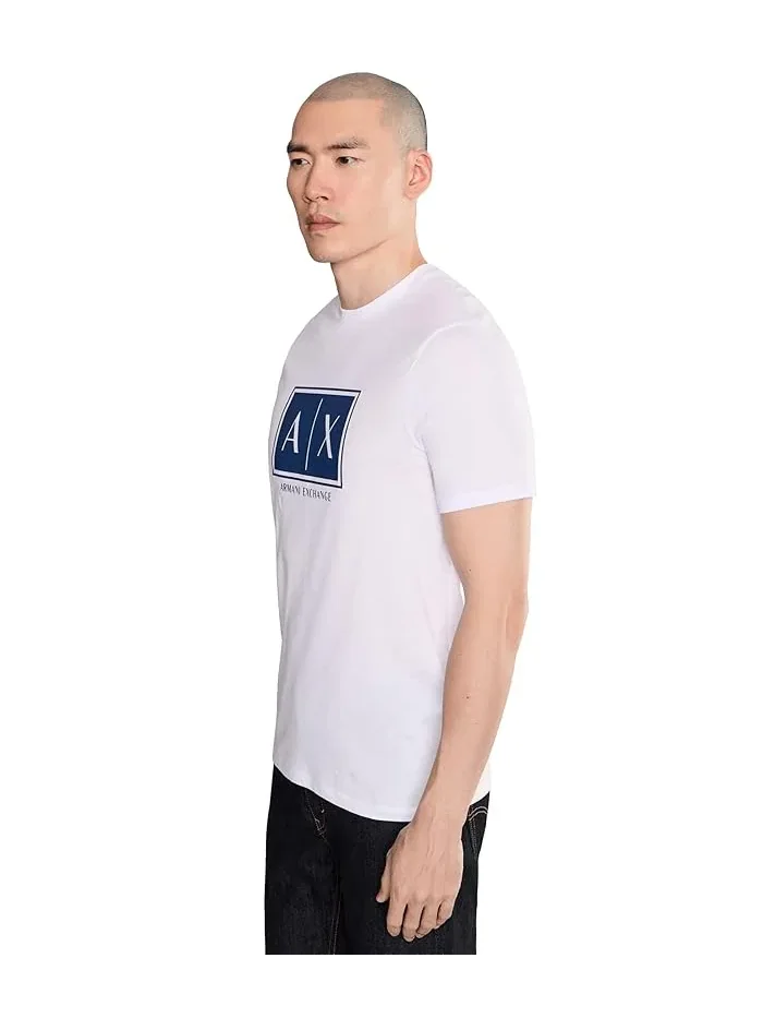 Футболка с логотипом Box Logo Armani Exchange — 3