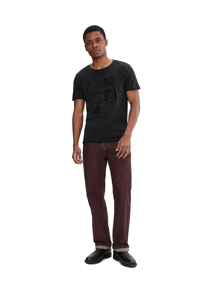 Футболка с принтом Skull Tiles KG7335S26 John Varvatos — 2