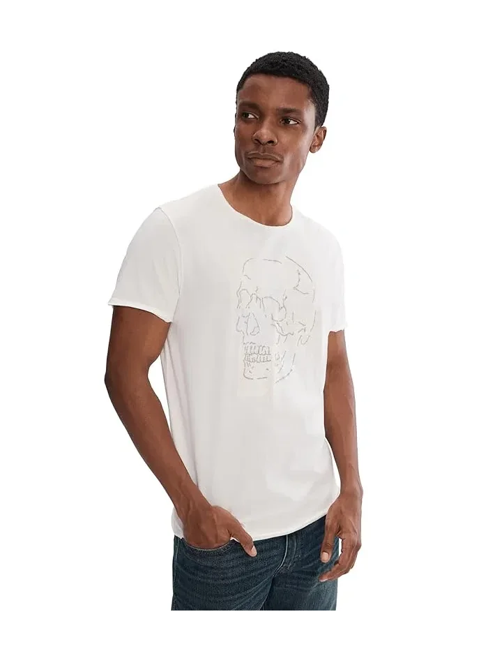 Футболка с принтом Skull Tiles KG7335S26 John Varvatos — 1