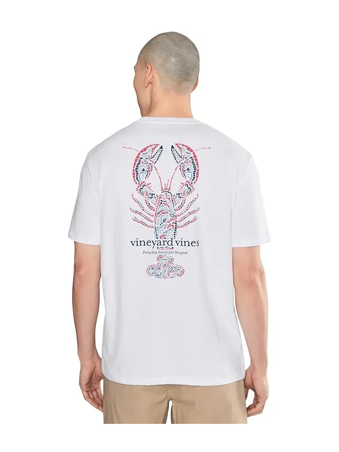 Футболка Tile Lobster Short Sleeve Pocket Tee Vineyard Vines — 4