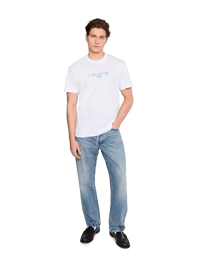 Футболка хлопковая с принтом Lacoste — 2