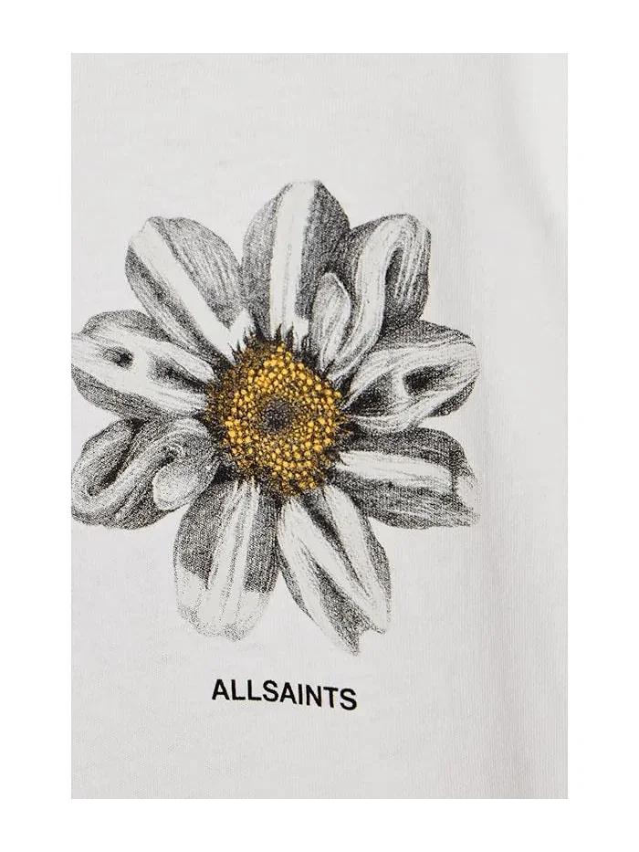 Футболка с цветами Petals Short Sleeve Crew AllSaints — 5