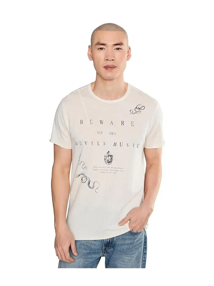Футболка с принтом Beware Tee Kg7451f26 John Varvatos — 1