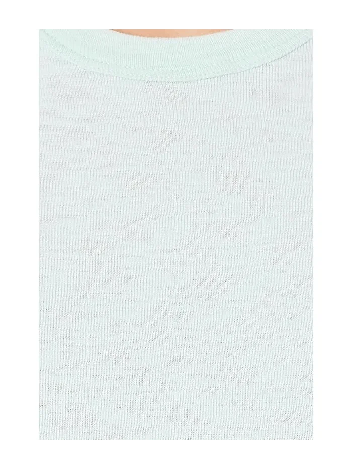 Футболка женская Lilla P Ribbed Slub Crewneck Tee — 5