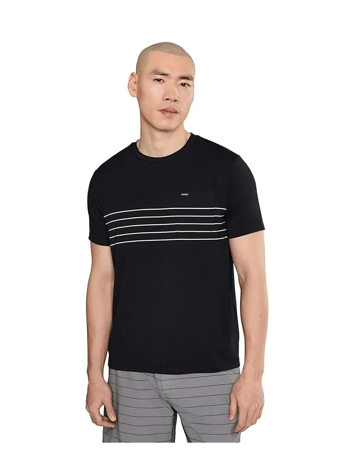 Футболка с карманом Balance Pocket Stripe RVCA — 1