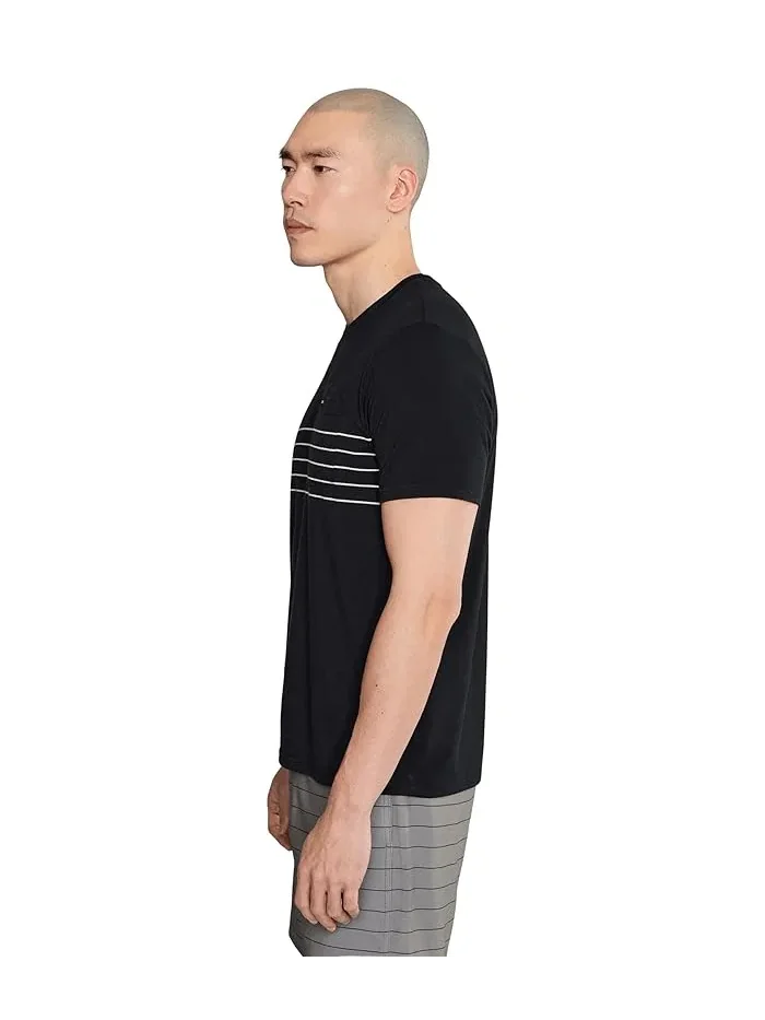 Футболка с карманом Balance Pocket Stripe RVCA — 3