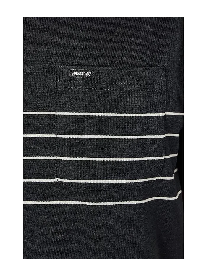 Футболка с карманом Balance Pocket Stripe RVCA — 5