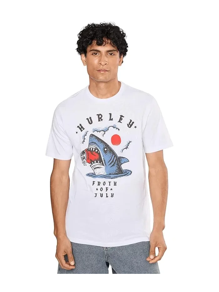 Футболка с принтом Froth Of July Hurley — 1