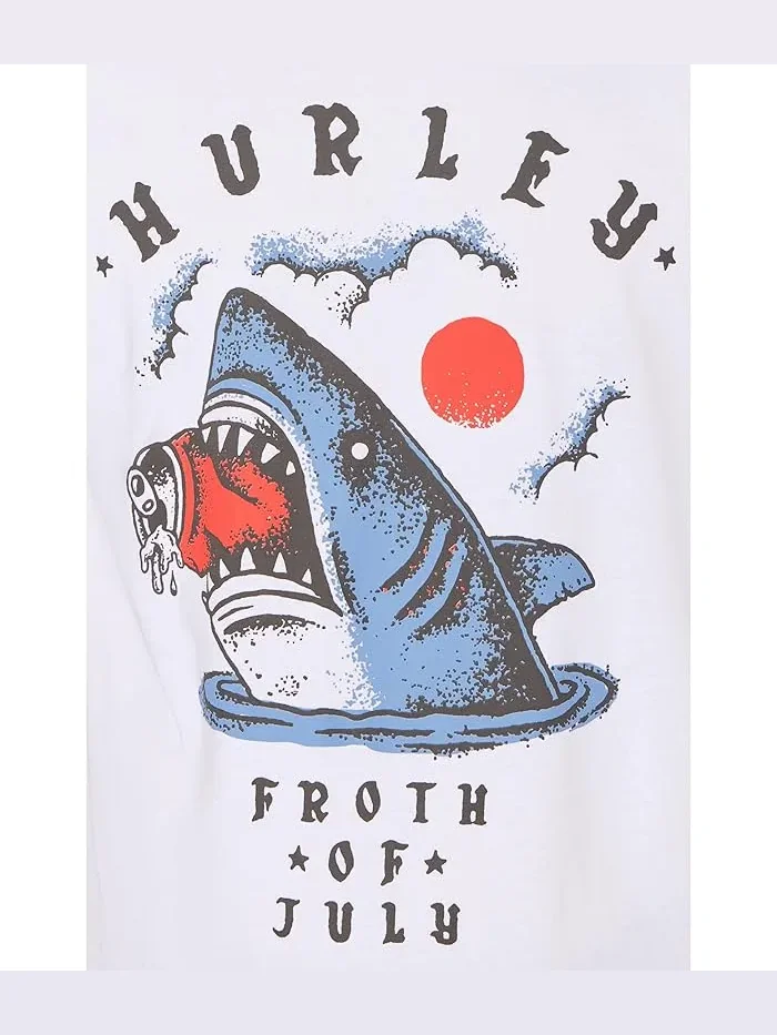 Футболка с принтом Froth Of July Hurley — 5