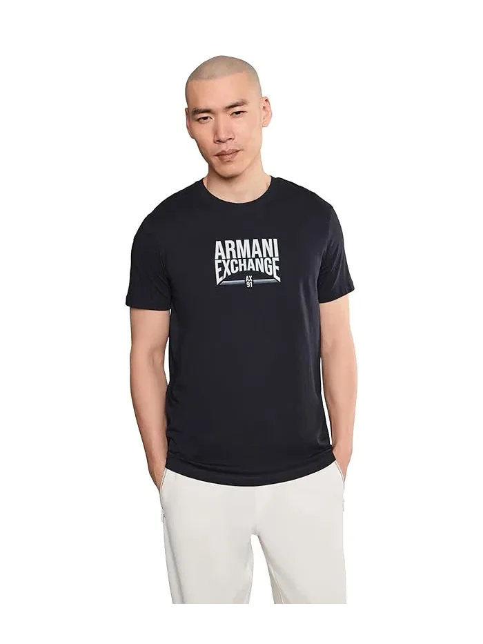 Футболка с принтом 91 Armani Exchange — 1